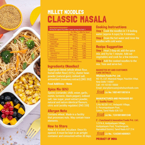 Slurrp Farm Millet Noodles - All Flavours x